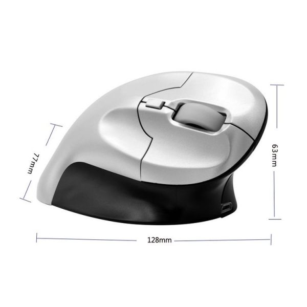 G70 Wireless & Wired Vertical Mouse Ergonomic Optical Mouse, Style: Wired Version - Image 4