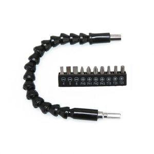 2 Sets Electric Drill Universal Coupling Sleeve Bit Set Multifunctional Flexible Shaft Electric Drill Accessory Set, Style: 11 PCS / Set