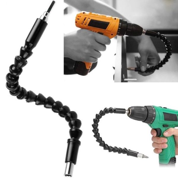 2 Sets Electric Drill Universal Coupling Sleeve Bit Set Multifunctional Flexible Shaft Electric Drill Accessory Set, Style: 11 PCS / Set - Image 3
