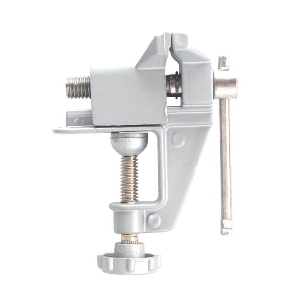 5893 Portable Mini Aluminum Alloy Table Pliers Bench Vise Manual DIY Tool - Image 2