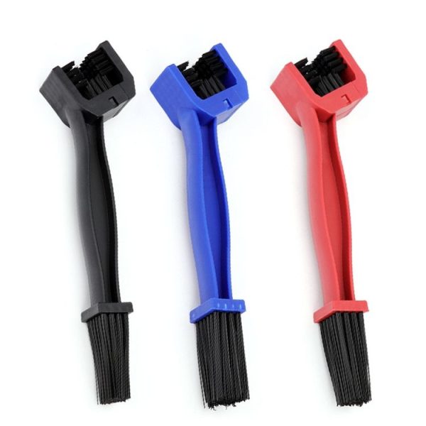 5 PCS BG-7168 Bicycle And Motorcycle Cleaning Brush Three-Sided Chain Brush, Colour: Black - Image 2