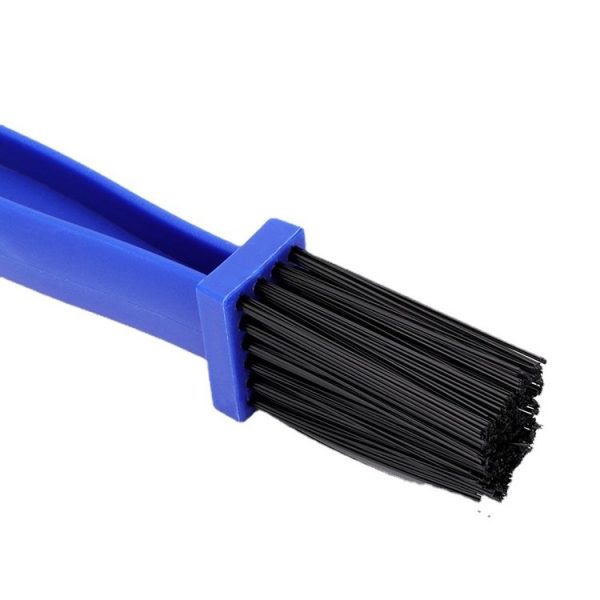 1 Set BG-7168 Bicycle And Motorcycle Cleaning Brush Three-Sided Chain Brush, Colour: Blue + Small Brush - Image 5