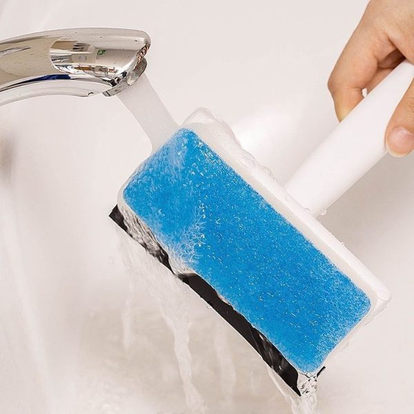 2 In 1 Window Glass Cleaning Brush Dust Collecting Window Brush Cleaning Wiper (White) - Image 7
