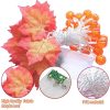 3m 20 LEDs Maple Pumpkin Lantern String Lights Halloween Thanksgiving Garden Party Room Decoration Lights (Warm Light) - Image 2