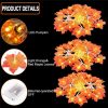 3m 20 LEDs Maple Pumpkin Lantern String Lights Halloween Thanksgiving Garden Party Room Decoration Lights (Warm Light) - Image 4