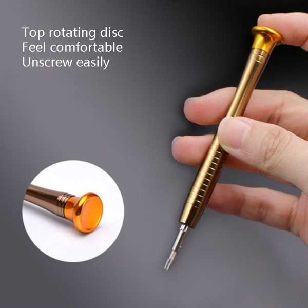 25 In 1 Multi-Purpose Leather Case Manual Screwdriver Batch Set Mobile Phone Notebook Repair Tool (With Magnetic) - Image 3