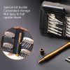 25 In 1 Multi-Purpose Leather Case Manual Screwdriver Batch Set Mobile Phone Notebook Repair Tool (With Magnetic) - Image 6