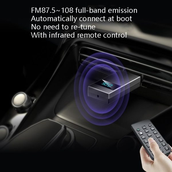 E9 Car Bluetooth Audio Receiver MP3 Player Wireless FM Emission Cigarette Lighter Radio Universal - Image 4