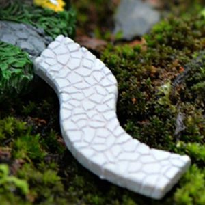 2 PCS Garden Bonsai Decoration Miniature Resin Trail Stairs, Style: Curved Road