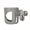 J4035 Stroller Cup Rapid Fixed Stroller Bottle Frame ABS Stroller Water Cup Rack (Gray)