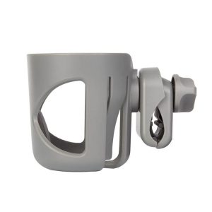 J4035 Stroller Cup Rapid Fixed Stroller Bottle Frame ABS Stroller Water Cup Rack (Gray)