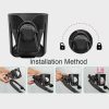J4035 Stroller Cup Rapid Fixed Stroller Bottle Frame ABS Stroller Water Cup Rack (Gray) - Image 7