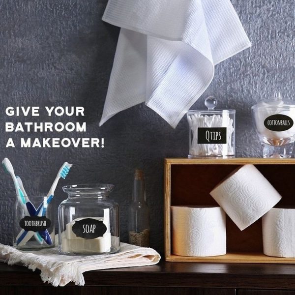 PVC Removable Waterproof Sticker Kitchen Decoration Blackboard Label, Size: 55x35mm (I-08) - Image 5