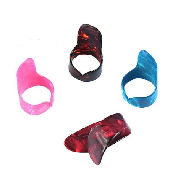 M02219 4 in 1 Plexiglass Slid Bar + Stainless Steel Slid Bar + Celluloid Guitar Finger Pick + Plastic Box Set - Image 3