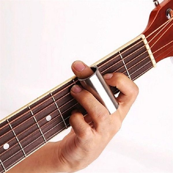 M02219 4 in 1 Plexiglass Slid Bar + Stainless Steel Slid Bar + Celluloid Guitar Finger Pick + Plastic Box Set - Image 6