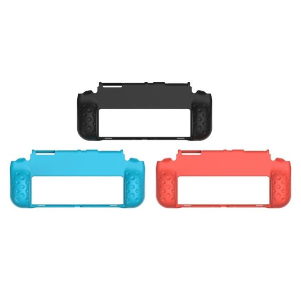 DOBE TNS-1142 Anti-Slip Anti-Fall Game Console Soft Shell Protective Cover For Nintendo Switch OLED (Blue) - Image 2
