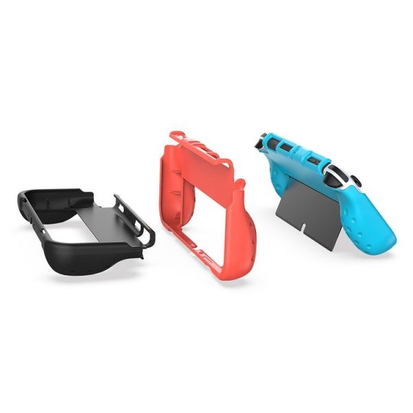 DOBE TNS-1142 Anti-Slip Anti-Fall Game Console Soft Shell Protective Cover For Nintendo Switch OLED (Blue) - Image 5