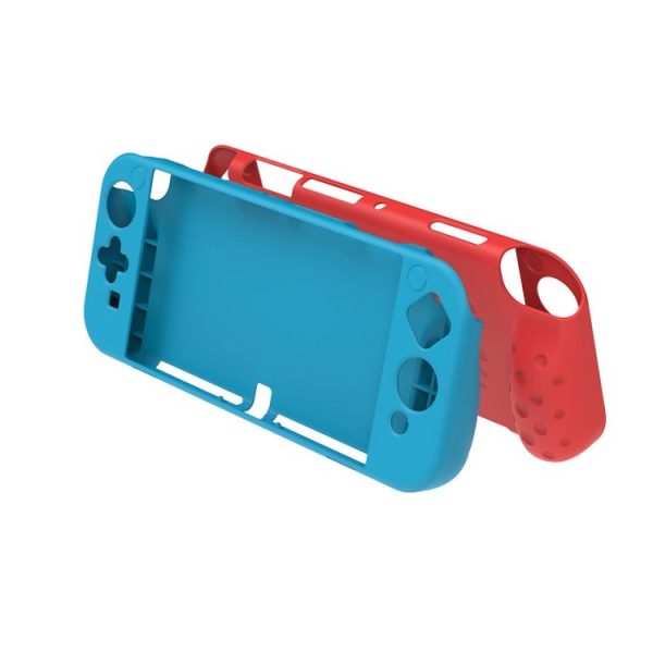 DOBE TNS-1135 Game Console Integrated All-Inclusive Soft Slip Protective Case For Nintendo Switch OLED (White) - Image 4