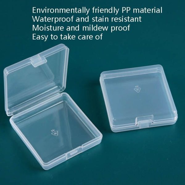 20 PCS With Cover Transparent PP Plastic Box Parts Jewelry Storage Box - Image 6