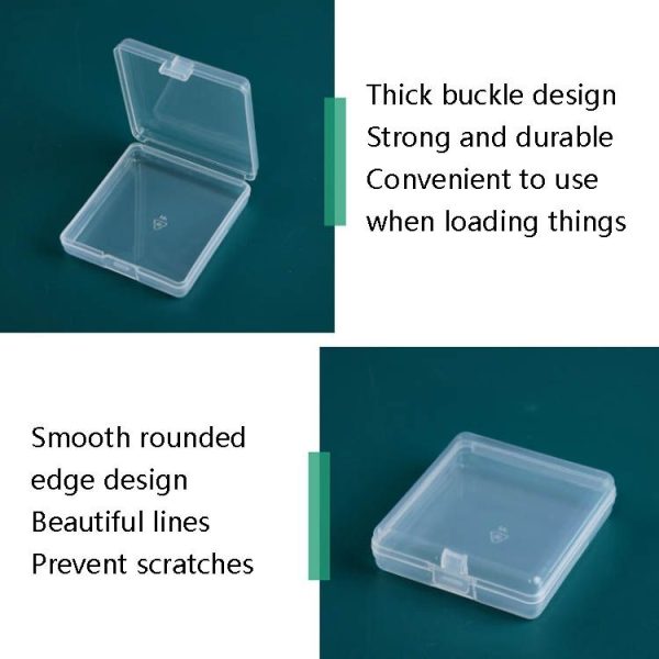 20 PCS With Cover Transparent PP Plastic Box Parts Jewelry Storage Box - Image 7