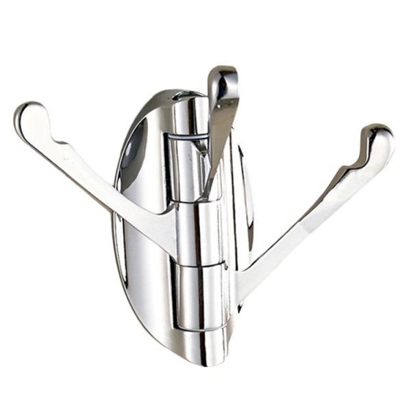 8231 180 Degree Movable Coat Hook Bathroom Hook, Color: Chrome