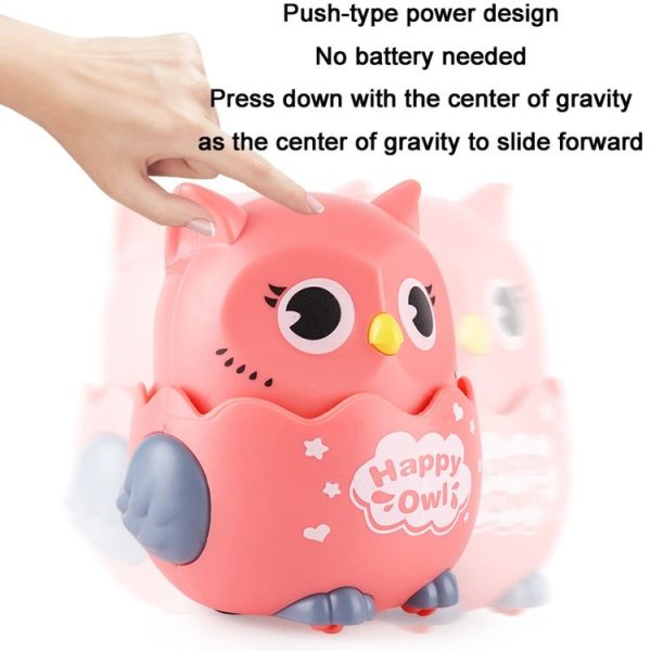 3 PCS Children Animal Press Crawling Toy Car, Random Color Delivery, Specification: Small Penguin - Image 3