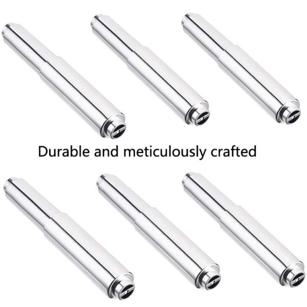 Tissue Box Plastic Retractable Shaft Core Spring Retractable Roll Paper Shaft, Style: Nickel Wire Drawing - Image 5