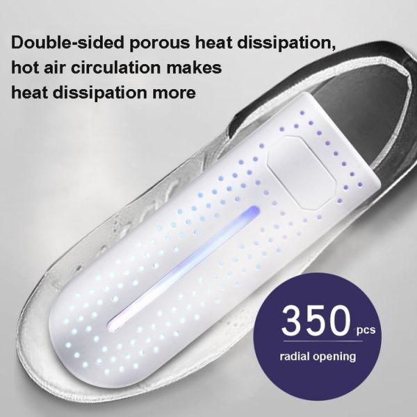 10W Household Shoe Dryer Shoe Deodorant Shoe Dryer Smart Timed Folding Shoe Baker Socks Dryer Without Purple Lamp EU Plug - Image 4