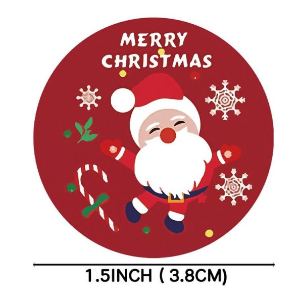 LG-210922-38-006 Christmas Cartoon Gift Stickers Stickers Label - Image 3