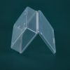 PP Rectangular Transparent Plastic Box Flip Cover Parts Hardware Tool Storage Box - Image 4