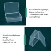 PP Rectangular Transparent Plastic Box Flip Cover Parts Hardware Tool Storage Box - Image 7