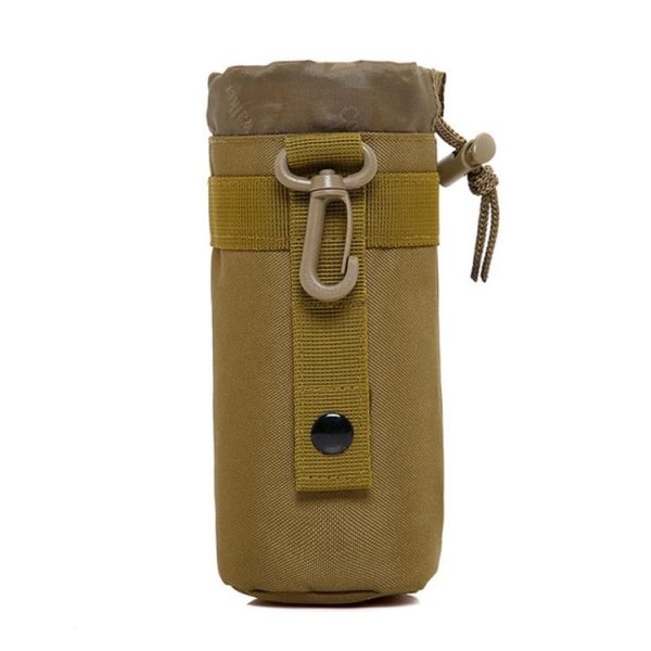 Outdoor Sports Waist Bag Water Cup Bag Kettle Bag (Brown) - Image 2