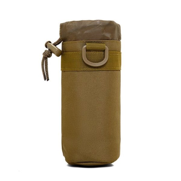 Outdoor Sports Waist Bag Water Cup Bag Kettle Bag (Brown) - Image 3