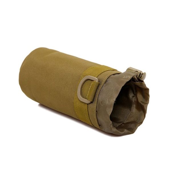 Outdoor Sports Waist Bag Water Cup Bag Kettle Bag (Brown) - Image 5