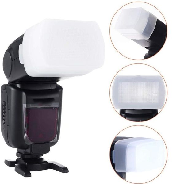 2 PCS Flash Diffuser Soft Box Case for Canon 580EX / 580EX II, YONGNUO 560IV / 568, GODOX V850 / 860 / 860I - Image 4