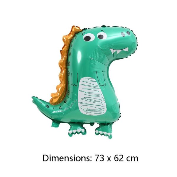 5934 Aluminum Membrane Latex Combination Dinosaur Digital Balloon Set Background Decoration Cartoon Balloon (6) - Image 3
