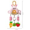 Stroller Toy 0-1 Year Old Bed Hanging Turn Bead Doll Baby Bed Bell Plush Rattle (H168190-3B Rabbit) - Image 3