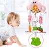 Stroller Toy 0-1 Year Old Bed Hanging Turn Bead Doll Baby Bed Bell Plush Rattle (H168190-3B Rabbit) - Image 4