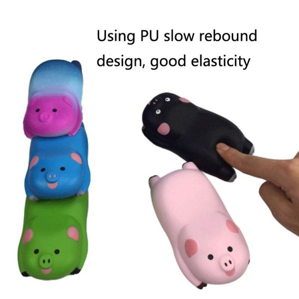 Piggy Office Protection Wrist Memory Foam Hand Rest Slow Rebound Wrist Mouse Pad (Star Blue) - Image 5