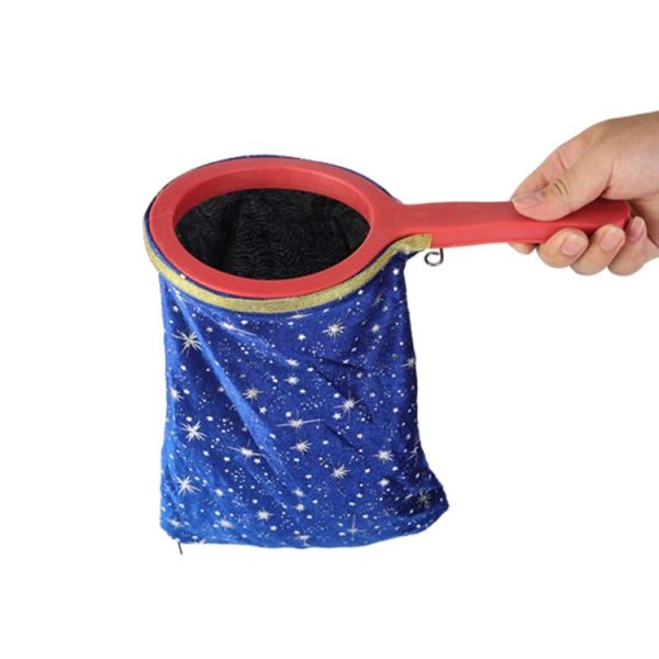 2 PCS Magic Tricks Change Bag Beginner Magician Prop Magic Universal Bag (Blue Star)