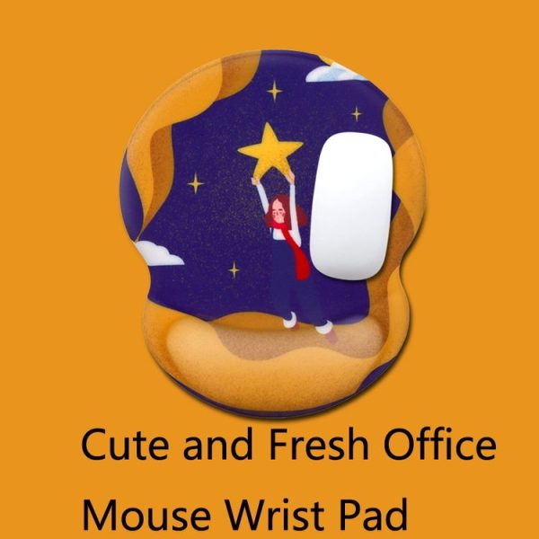 G-04 Cute And Fresh Office Mouse Wrist Pad Mouse Silicone Soft Pad - Image 2