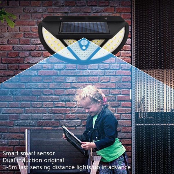 TG-TY074 Solar Human Body Induction Garden Wall Lamp Outdoor Corridor Light, Spec: 117 COB - Image 4