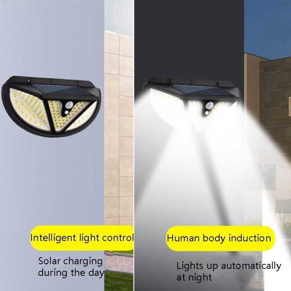 TG-TY074 Solar Human Body Induction Garden Wall Lamp Outdoor Corridor Light, Spec: 117 COB - Image 5