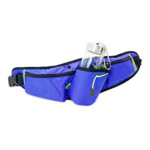 Outdoor Sports Water Bottle Waist Bag Multifunctional Fitness Running Mobile Phone Invisible Waist Bag (Royal Blue)