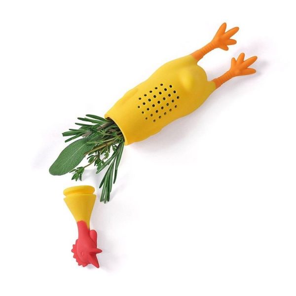 JJ63085 2 PCS Silicone Screaming Chicken Soup Spice Box Creative Kitchen Gadget, Package: Color Box - Image 4