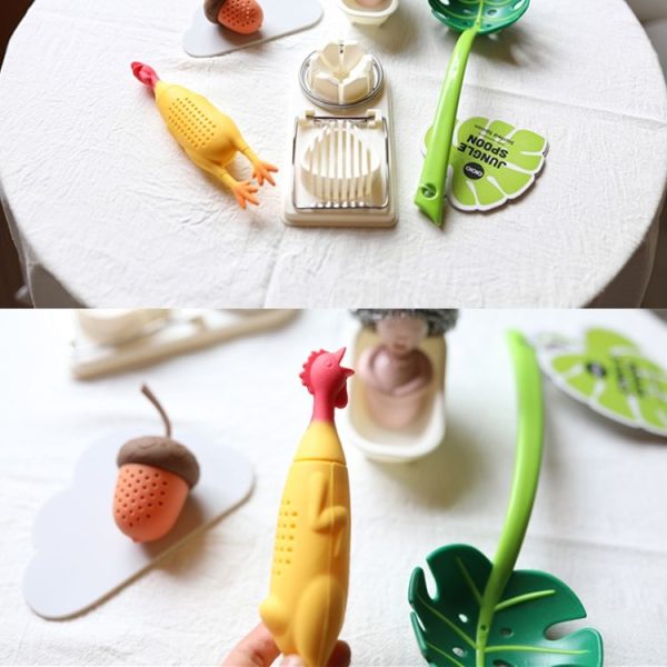 JJ63085 2 PCS Silicone Screaming Chicken Soup Spice Box Creative Kitchen Gadget, Package: Color Box - Image 6