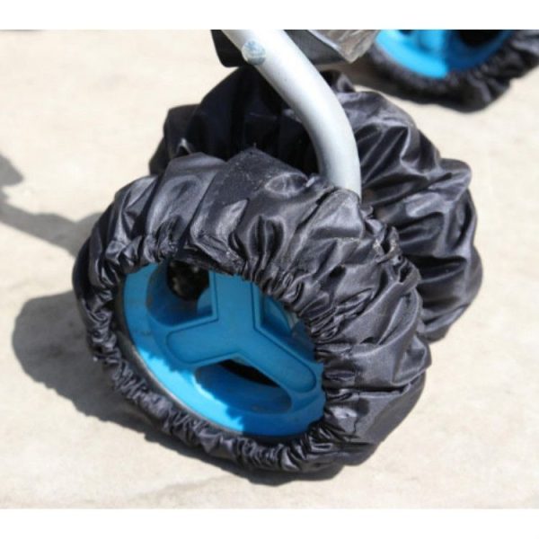 Household Dust-proof And Dirty-proof Wheel Cover Baby Wheel Cover, Size: S (Black) - Image 3