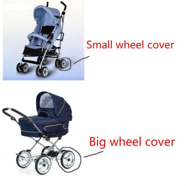 Household Dust-proof And Dirty-proof Wheel Cover Baby Wheel Cover, Size: S (Black) - Image 7