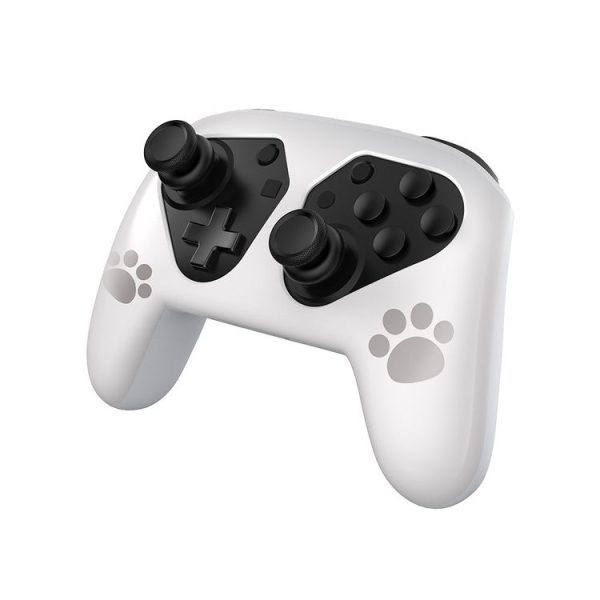 DOBE TNS-1171 Gamepad Protection Set Handle Protective Case + Rocker Cap For Nintendo Switch Pro (White) - Image 4