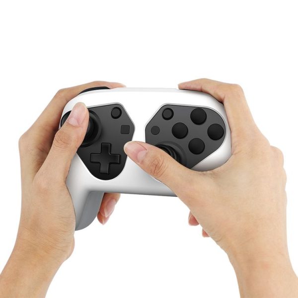 DOBE TNS-1171 Gamepad Protection Set Handle Protective Case + Rocker Cap For Nintendo Switch Pro (White) - Image 6